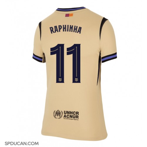 Zenski Nogometni Dres Barcelona Raphinha Belloli #11 Gostujuci 2025-26 Kratak Rukav Zenski Nogometni Dres Barcelona Raphinha Belloli #11 Gostujuci 2025-26 Kratak Rukav